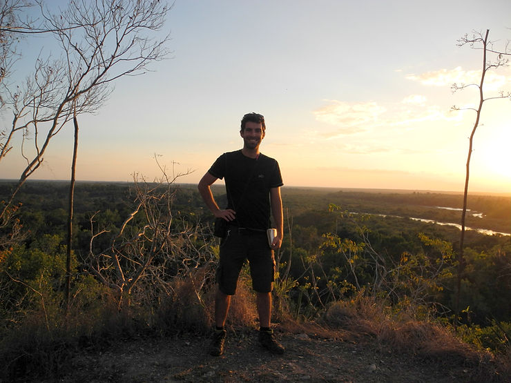 Au sommet d'une improbable montagne yucatèque...
